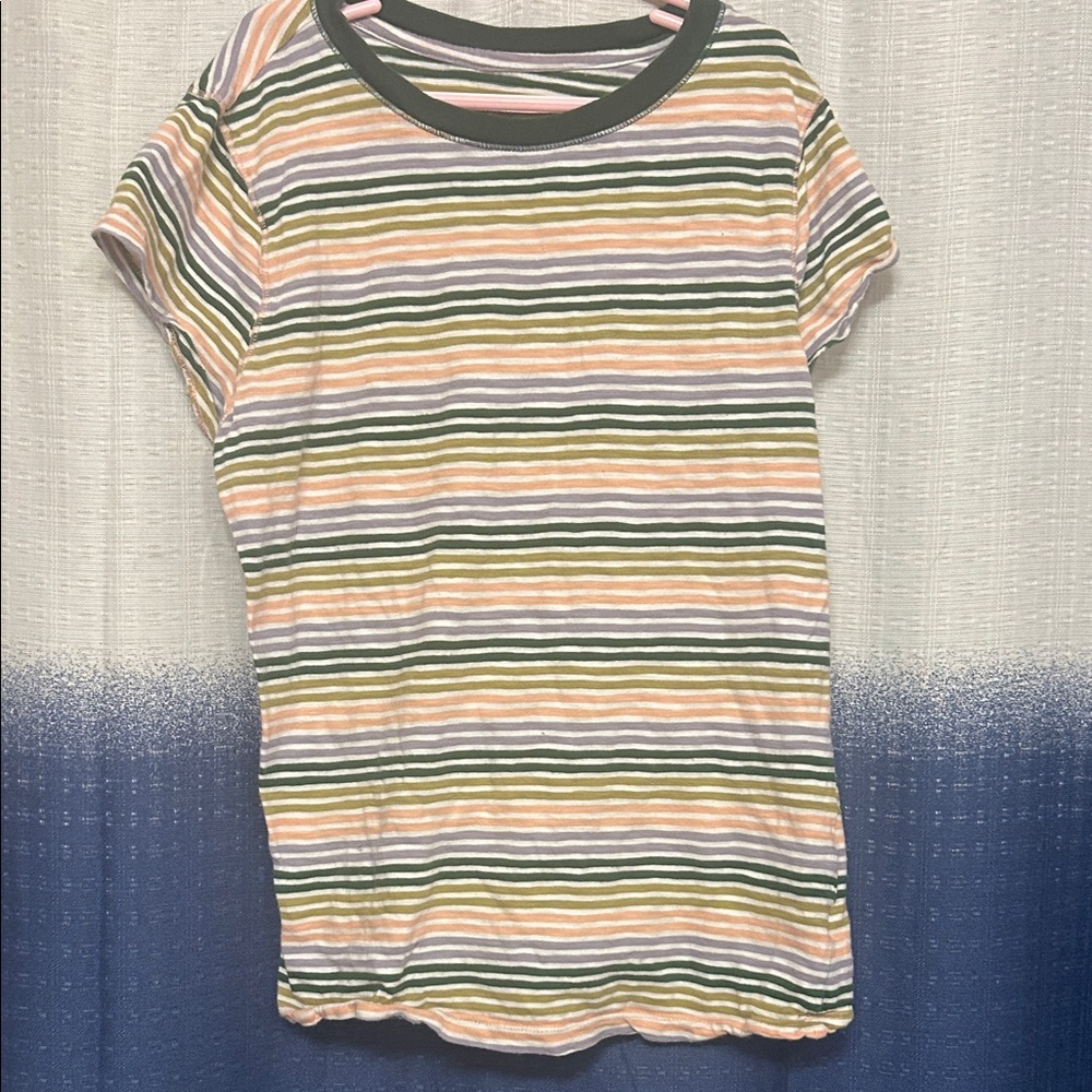 Target Multicolor Striped Kids Tee